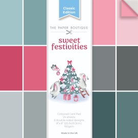 The Paper Boutique Sweetest Festivities 8x8 Colour Card Pad