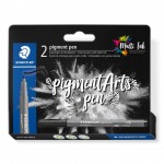 pigment pen - blister 2 st intens zwart