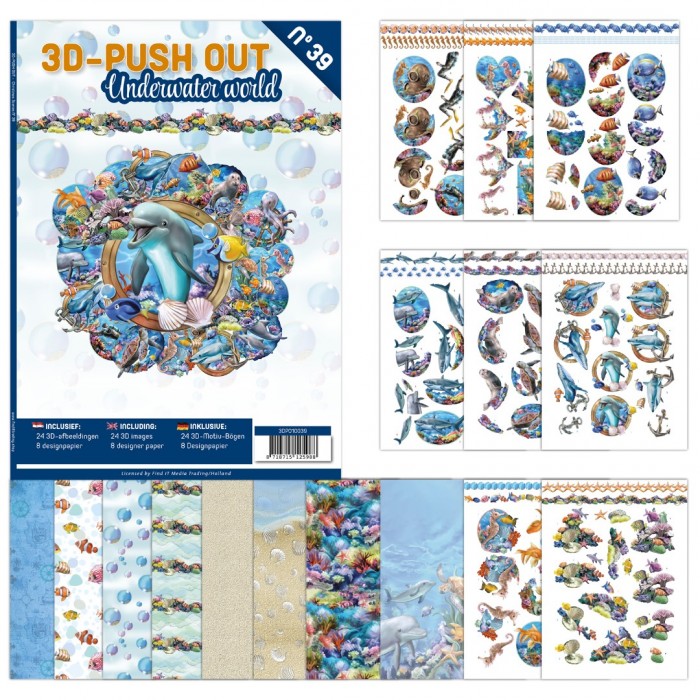 3D Push Out book 39 - Underwater World