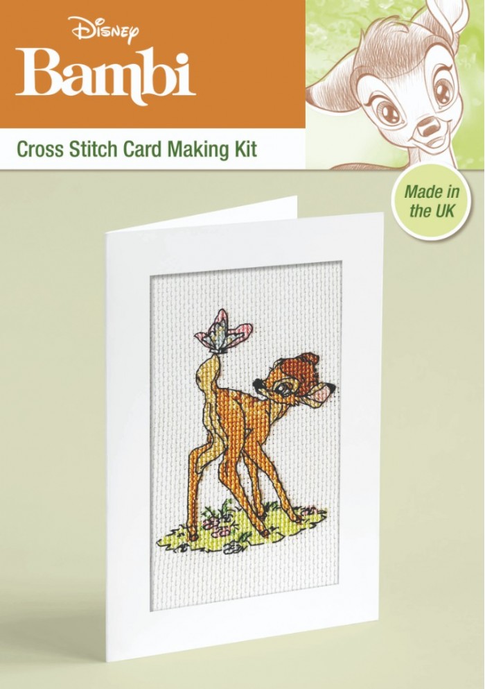 Disney Cross Stitch Card Making Kit Bambi