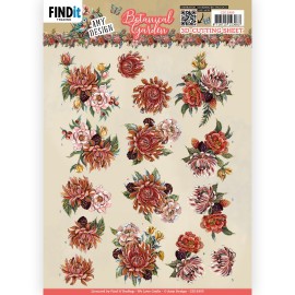 3D Cutting Sheets - Amy Design - Botanical Garden - Colorful Flowers