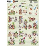 Cutting Sheets - Yvonne Creations - Jungle Party - Mini