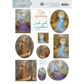 Special Cutting Sheet - Card Deco Essentials - Vintage Women - NL