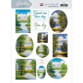 Special Scenery Cutting Sheet - Card Deco Essentials - Spring Landscapes - NL