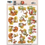3D Cutting Sheet - Yvonne Creations - Gnomes Sunflower