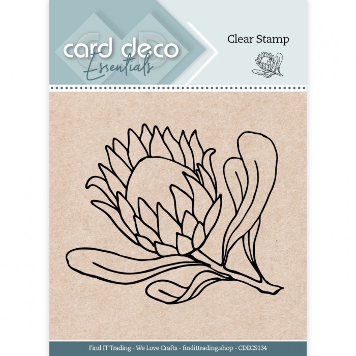 Protea - Clear Stamp - Card Deco Essentials