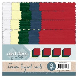 Card Deco Essentials - Frame Layered cards - Christmas 4K