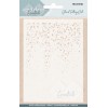 Card Deco Essentials - Mixed Media Stencil - Falling Dots