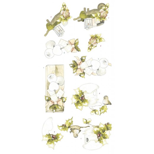 3D Cutting Sheets - Card Deco - Christmas 
