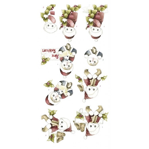 3D Cutting Sheets - Card Deco - Christmas 