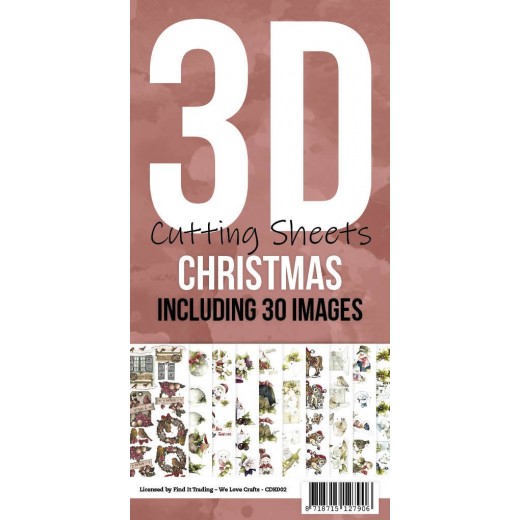 3D Cutting Sheets - Card Deco - Christmas 