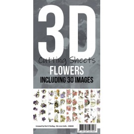 3D Cutting Sheets - Cards Deco - Flowers