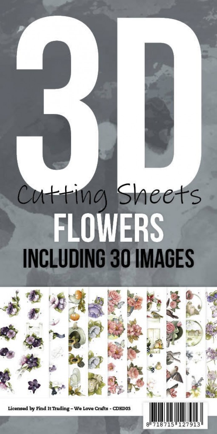 3D Cutting Sheets - Cards Deco - Flowers
