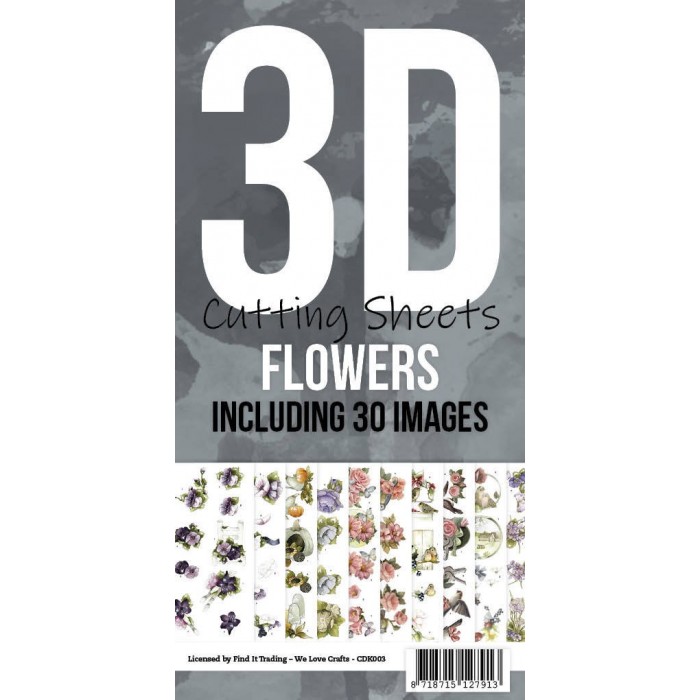 3D Cutting Sheets - Cards Deco - Flowers 