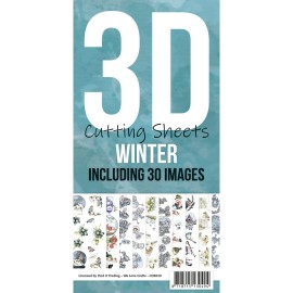 3D Cutting Sheets - Cards Deco - Winter
