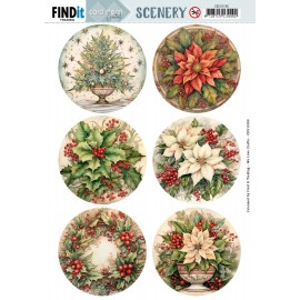 Push Out Scenery - Card Deco Essentials - Holly Round