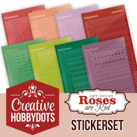 Creative Hobbydots stickerset 36 - Amy Design - Roses Are Red