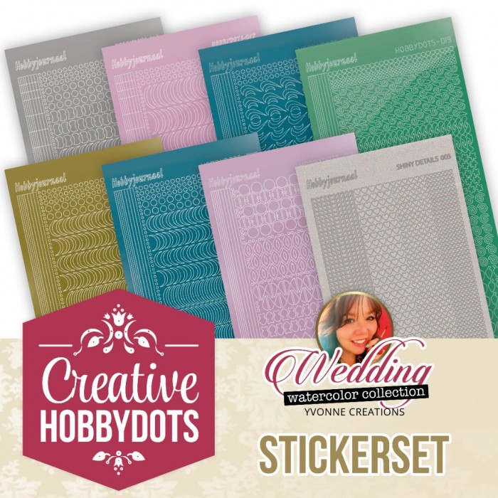 Creative Hobbydots Stickerset 37 - Yvonne Creations - Wedding