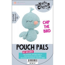 Knitty Critters Pouch Pals - Chip The Bird
