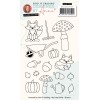 Designed by Anna - Mix and Match Clear Stamps - Felix Fox