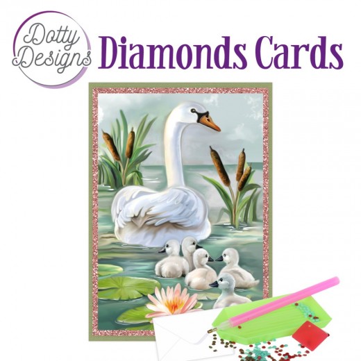 Dotty Designs Diamond Cards - Ducklings 