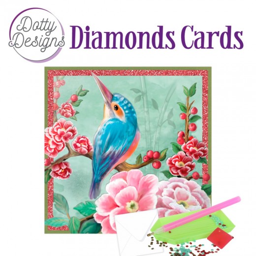 Dotty Designs Diamond Cards - Kingfisher 