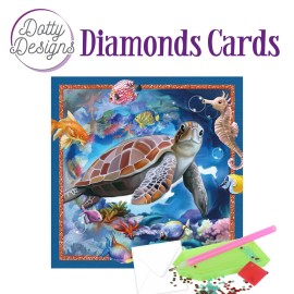 Dotty Designs Diamond Cards - Sea Turtle
