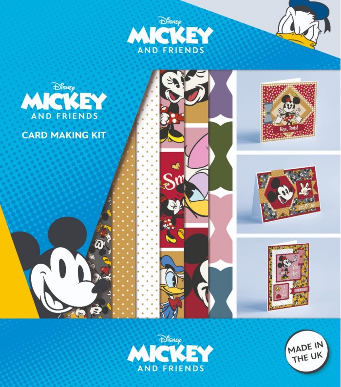 Mickey and Minnie Mouse - Card Making Kit - Makes 15 Cards Kit