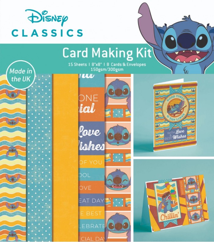 Lilo and Stitch - Card Making Kit - Makes 8 Cards Kit