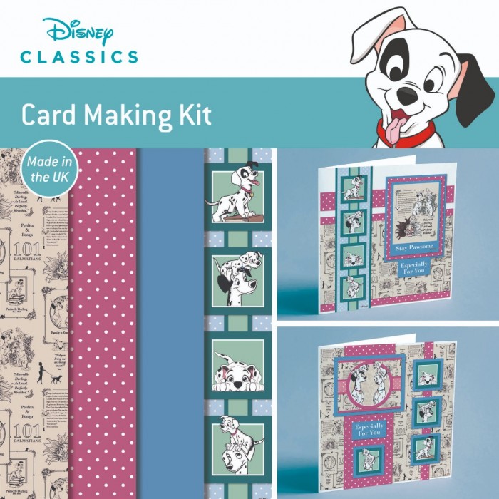 101 Dalmatians -6x6 Card Making Kit - Makes 3 Cards