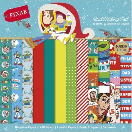 Toy Story - Christmas 8x8 Card Making Pad - Decorative Papers