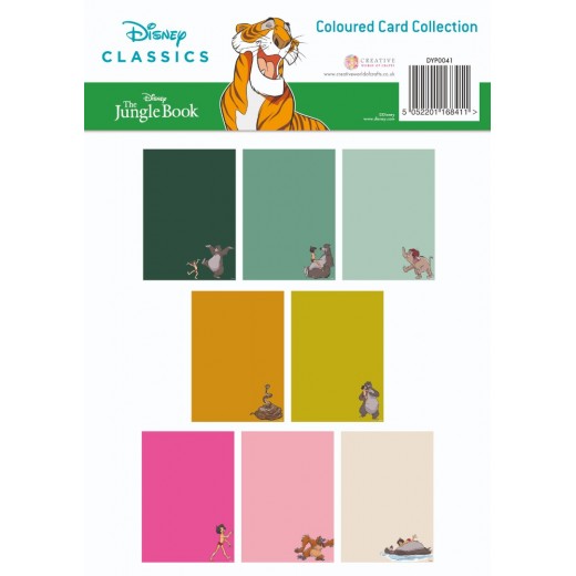 The Jungle Book - Coloured Card A4 Pack 