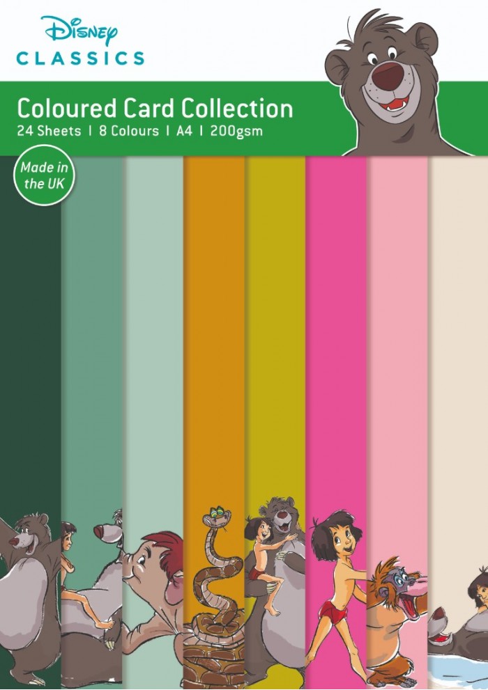 The Jungle Book - Coloured Card A4 Pack