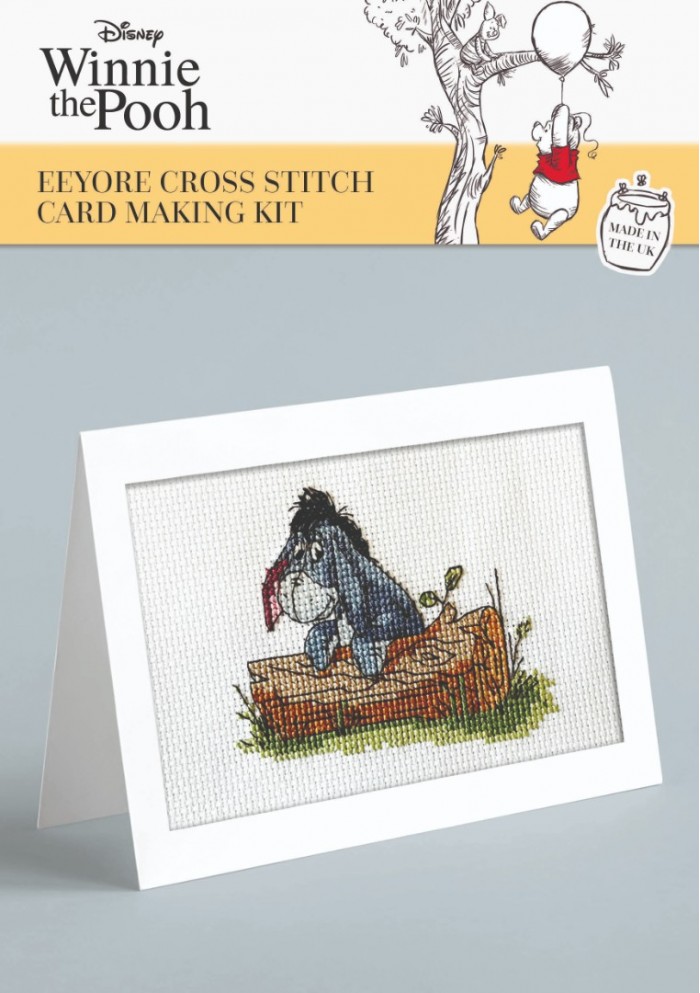 Disney Cross Stitch Card Making Kit Eeyore