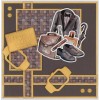 Cutting Sheet - Yvonne Creations - Men in Style - Small Elements A