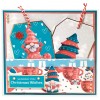 The Paper Boutique A Jolly Gnome Christmas Frames & Insert Papers for 6x6 Cards