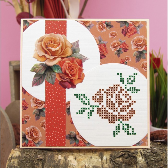 3D Cutting Sheets - Amy Design - Roses Are Red - Roses 