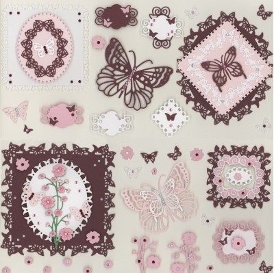 Dies - Precious Marieke - Beautiful Butterflies - Butterfly Oval