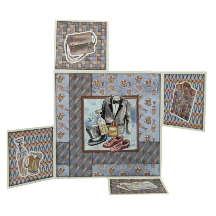 Cutting Sheet - Yvonne Creations - Men in Style - Small Elements B 