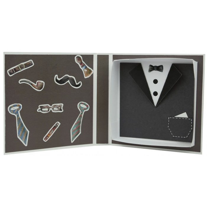3D Cutting Sheets - Yvonne Creations - Small Elements for Men 