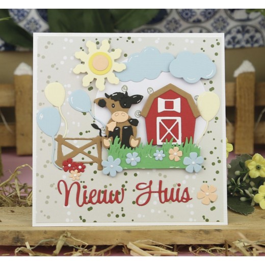Designed by Anna - Mix and Match Cutting Dies - Barn 