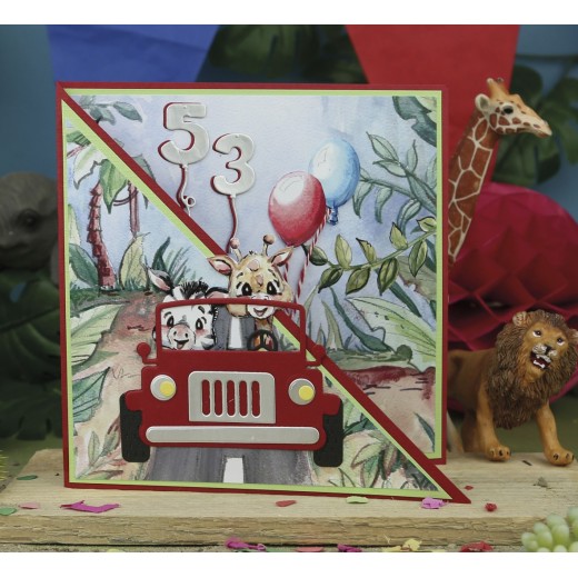 Push Out - Yvonne Creations - Jungle Party - Small Elements - B 
