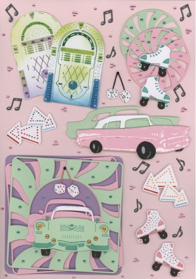 Dies - Yvonne Creations Back to the fifties - Jukebox