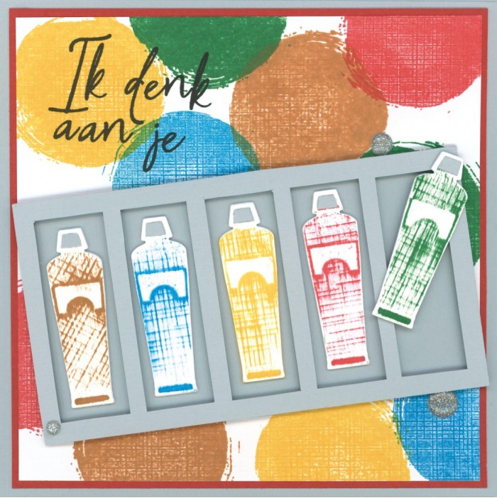 Card Deco Essentials Clear Stamps - Paint Blob