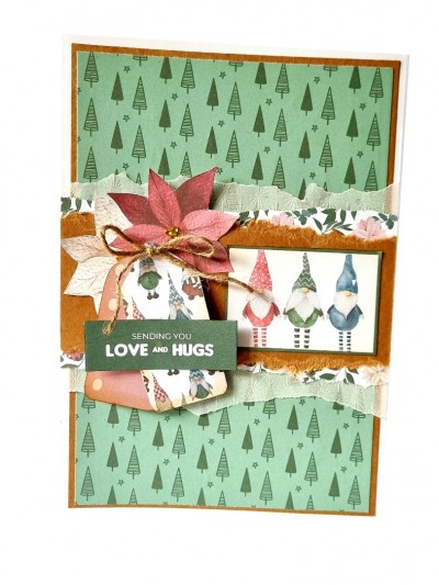 The Paper Boutique A Traditional Gnome Christmas 8x8 Colour Card Pad