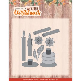 Dies - Jeanine's Art - wooden Christmas - Wooden Candles