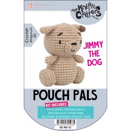 Knitty Critters Pouch Pals - Jimmy The Dog
