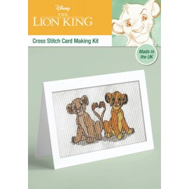 Disney Cross Stitch Card Making Kit The Lion King