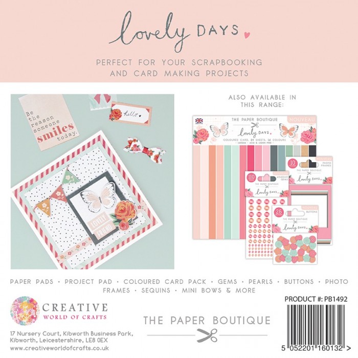 The Paper Boutique Lovely Days 8x8 Paper Pad 