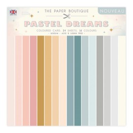 Pastel Dreams 8x8 Inch Coloured Card Pack